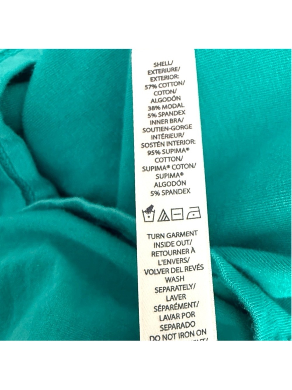Victoria’s Secret Y2K Beaded Built-In Bra Teal Swing Dress Size L Resort - Picture 6 of 7